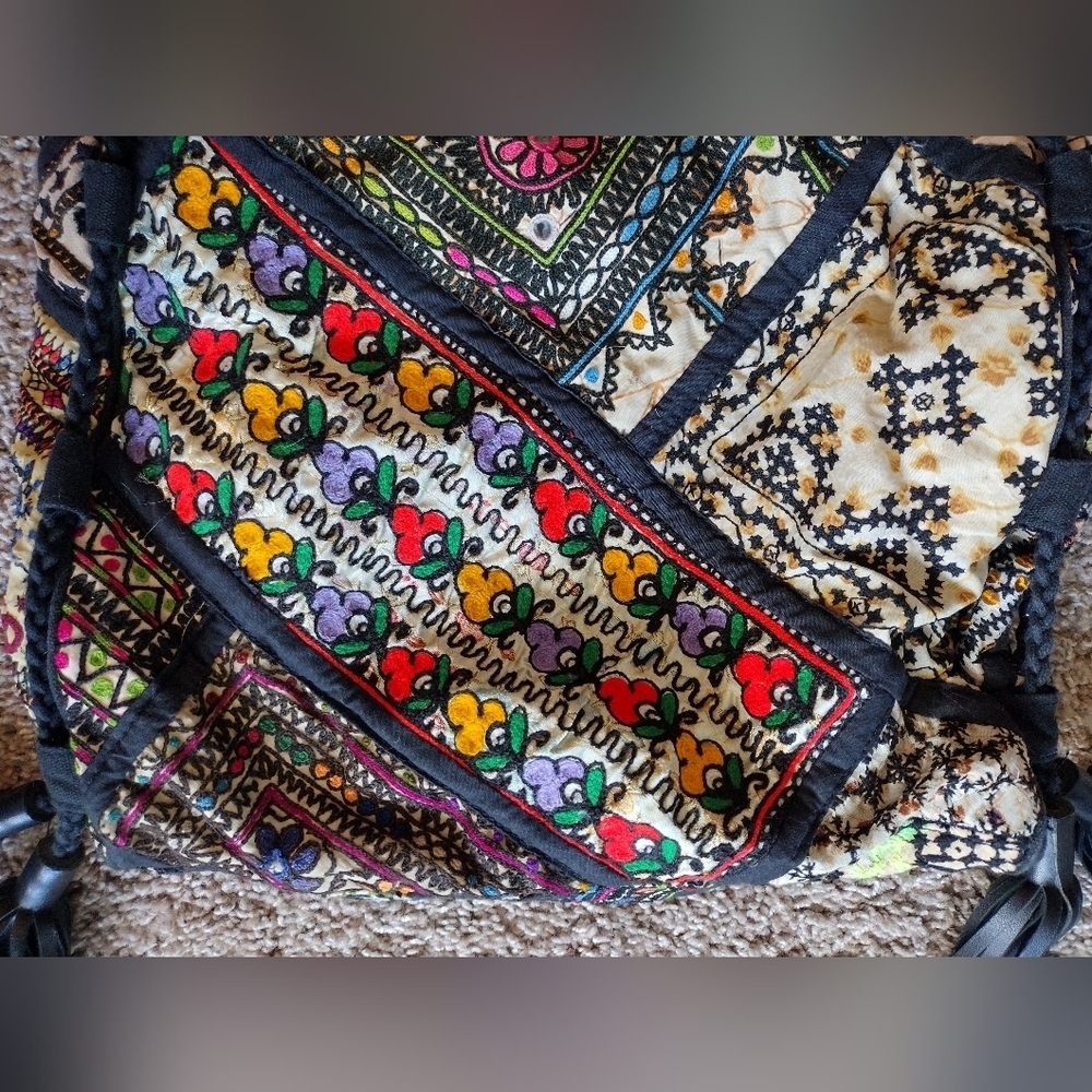 Gypsy Bohemian Patchwork Shoulder Bag - Picture 16 of 16